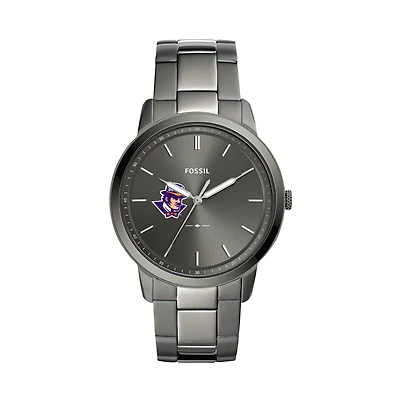Fossil Evansville Purple Aces The Minimalist Three-Hand Smoke Watch