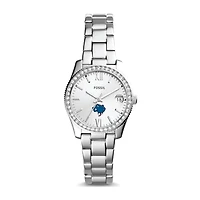 Women's Fossil Silver St. Mary's University Rattlers Scarlette Mini Three-Hand Date Watch