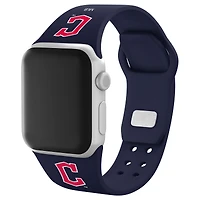 Cleveland Guardians 42/44/45mm Logo Silicone Apple Watch Band