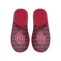 Men's FOCO Oklahoma Sooners Scuff Logo Slide Slippers