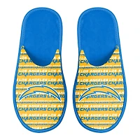 Men's FOCO Los Angeles Chargers Scuff Logo Slide Slippers