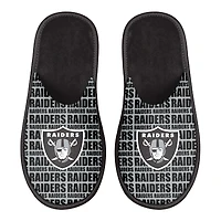 Men's FOCO Las Vegas Raiders Scuff Logo Slide Slippers