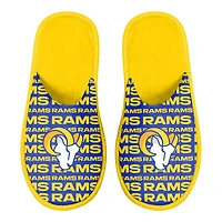 Men's FOCO Los Angeles Rams Scuff Logo Slide Slippers
