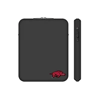 Black Arkansas Razorbacks Vertical Soft Sleeve Laptop Case