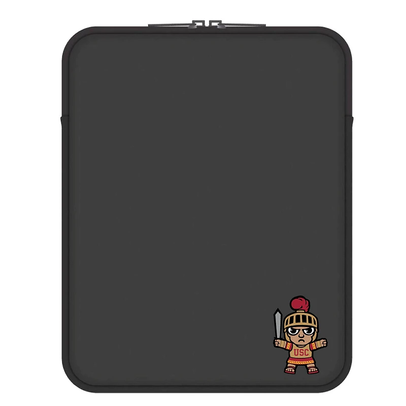 Black USC Trojans Mascot Vertical Soft Sleeve Laptop Case