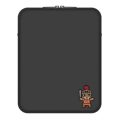 Black USC Trojans Mascot Vertical Soft Sleeve Laptop Case