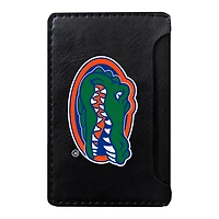 Black Florida Gators Faux Leather Phone Wallet Sleeve