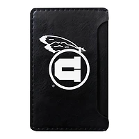 Black Utah Utes Faux Leather Phone Wallet Sleeve