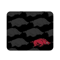 Black Arkansas Razorbacks Echo Logo Mouse Pad