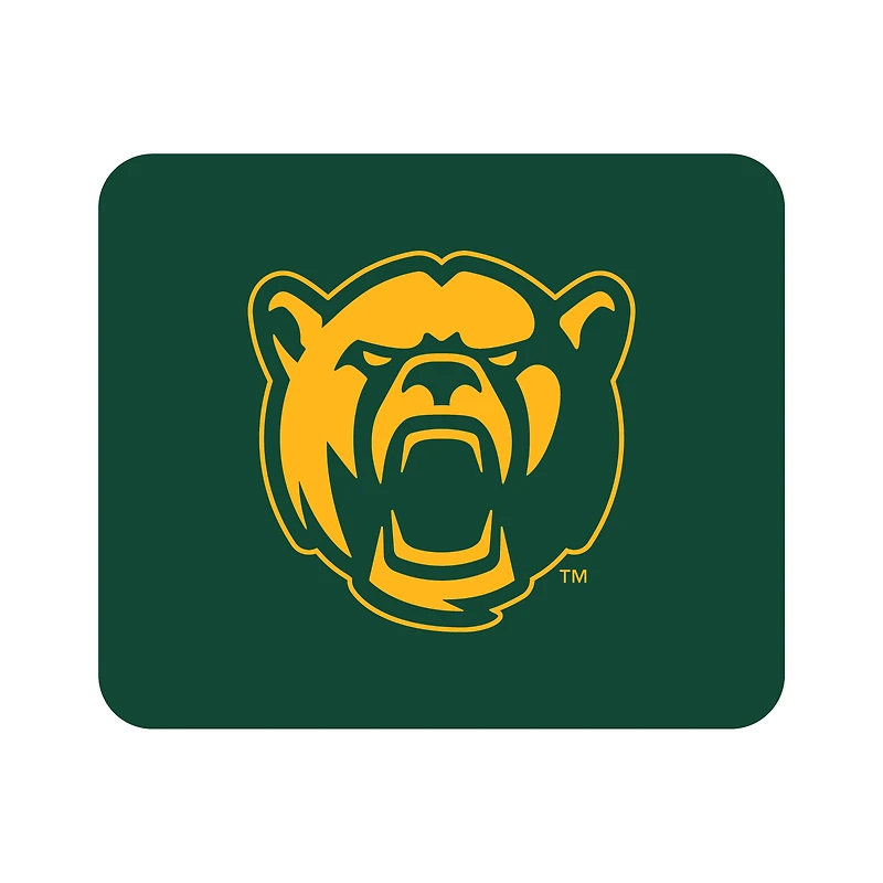 Green Baylor Bears Mascot Logo Mouse Pad