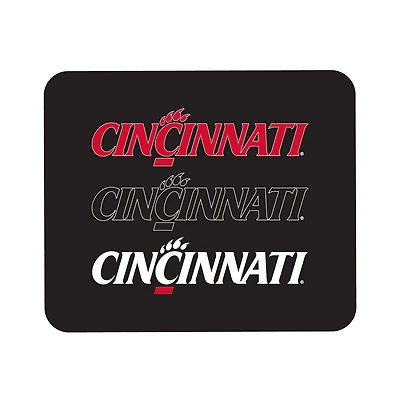Black Cincinnati Bearcats Wordmark Logo Mouse Pad