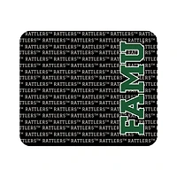 Black Florida A&M Rattlers Repeat Text Mouse Pad