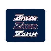Navy Gonzaga Bulldogs Wordmark Logo Mouse Pad