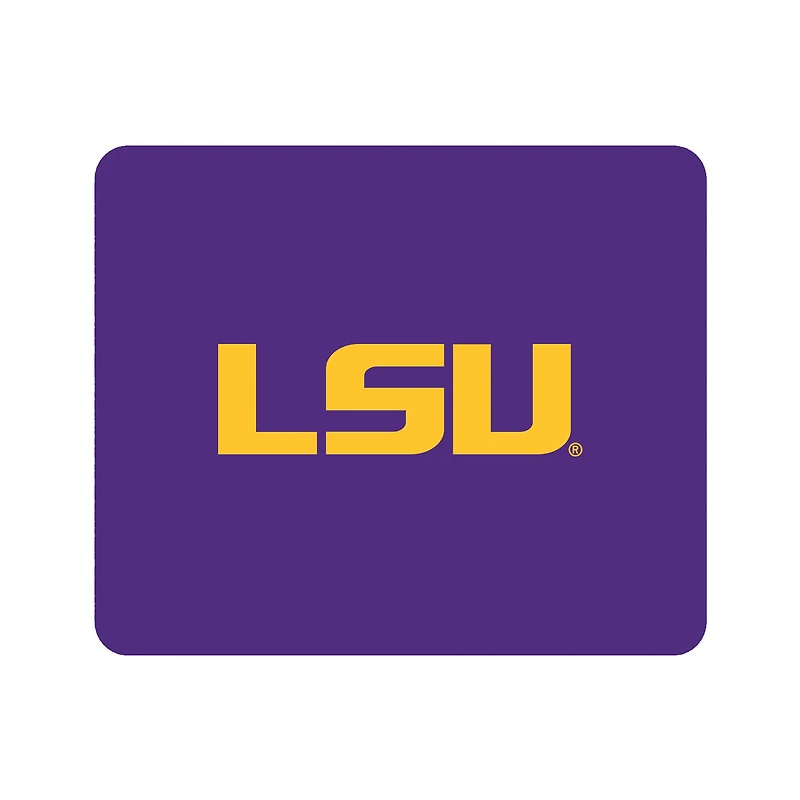 Purple LSU Tigers Primary Logo Mouse Pad