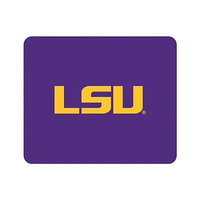 Purple LSU Tigers Primary Logo Mouse Pad