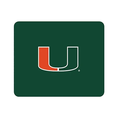 Green Miami Hurricanes Primary Logo Mouse Pad
