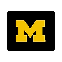 Black Michigan Wolverines Primary Logo Mouse Pad