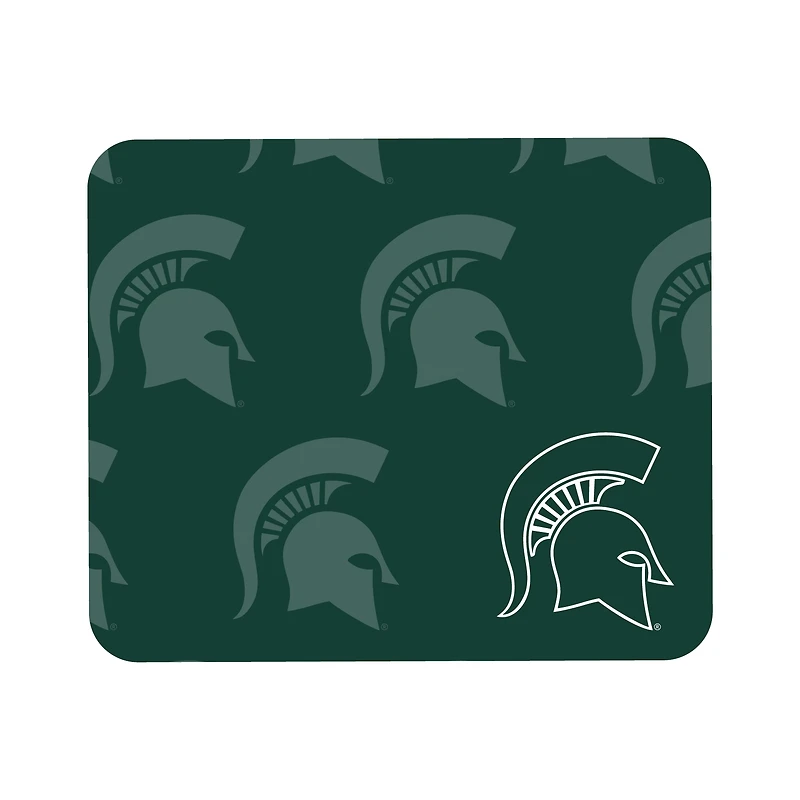 Green Michigan State Spartans Echo Logo Mouse Pad