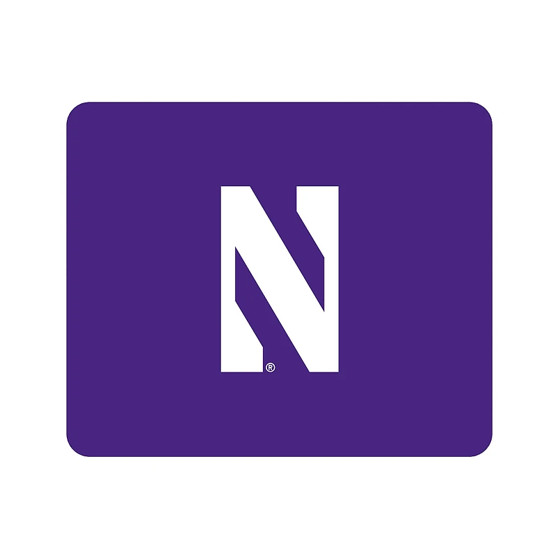 Purple Northwestern Wildcats Primary Logo Mouse Pad