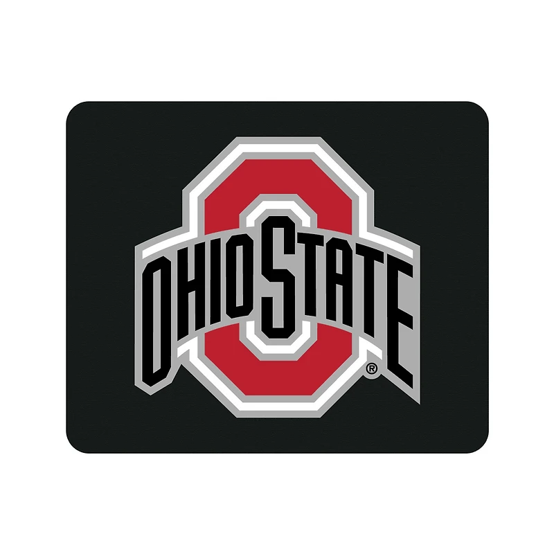 Black Ohio State Buckeyes Primary Logo Mouse Pad