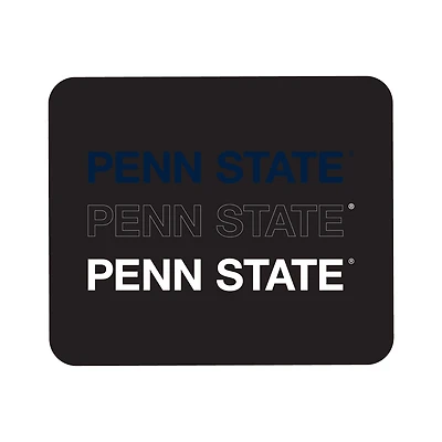 Black Penn State Nittany Lions Wordmark Logo Mouse Pad