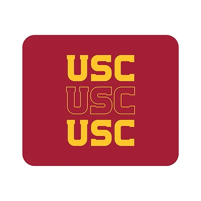 Cardinal USC Trojans Wordmark Logo Mouse Pad