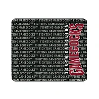 Black South Carolina Gamecocks Repeat Text Mouse Pad
