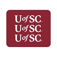 Garnet South Carolina Gamecocks Wordmark Logo Mouse Pad