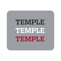 Gray Temple Owls Wordmark Logo Mouse Pad
