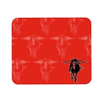 Red Texas Tech Red Raiders Echo Logo Mouse Pad