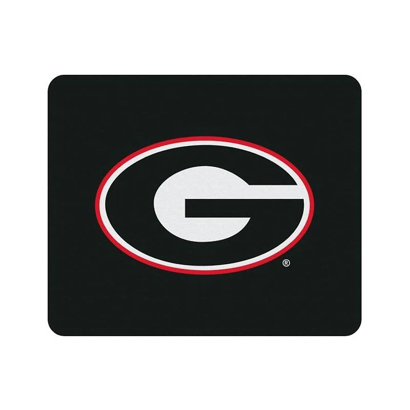 Black Georgia Bulldogs Primary Logo Mouse Pad