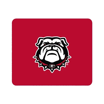 Red Georgia Bulldogs Mascot Logo Mouse Pad