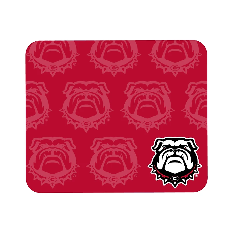 Red Georgia Bulldogs Echo Logo Mouse Pad