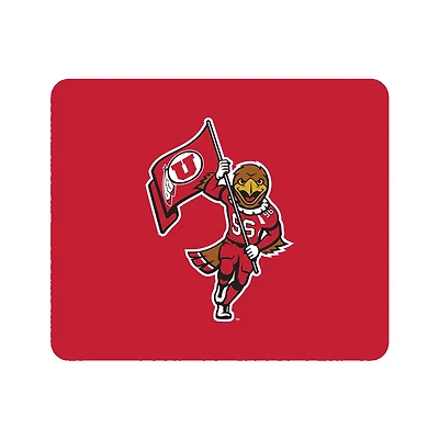 Red Utah Utes Mascot Logo Mouse Pad