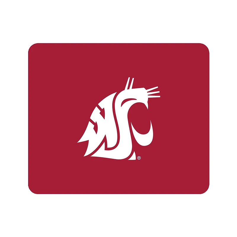 Crimson Washington State Cougars Primary Logo Mouse Pad