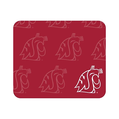 Crimson Washington State Cougars Echo Logo Mouse Pad