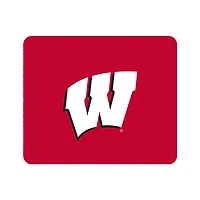 Red Wisconsin Badgers Primary Logo Mouse Pad