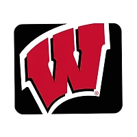 Black Wisconsin Badgers Oversized Logo Mouse Pad