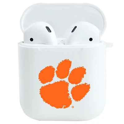 White Clemson Tigers Airpods Case