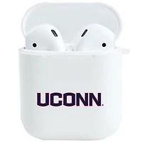 White UConn Huskies Airpods Case