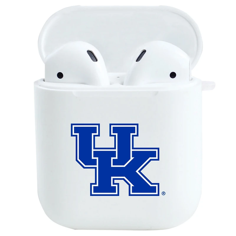 White Kentucky Wildcats Airpods Case