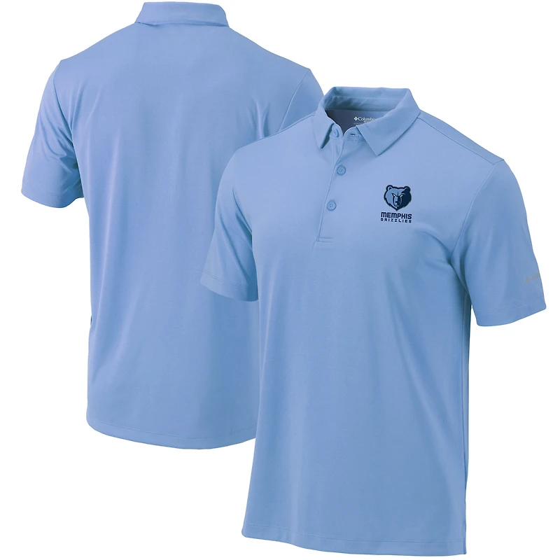 Men's Columbia Light Blue Memphis Grizzlies Omni-Wick Drive Polo