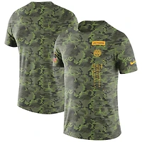 Men's Nike Camo LSU Tigers Military Dri-FIT T-Shirt