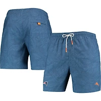 Men's Tommy Bahama Navy New England Patriots Naples Layered Leaves Swim Trunks
