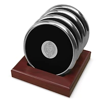 Silver Fordham Rams 4-Piece Coaster Set