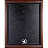Atlanta Hawks Brown Framed Logo Jersey Display Case