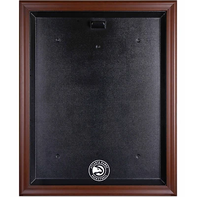 Atlanta Hawks Brown Framed Logo Jersey Display Case