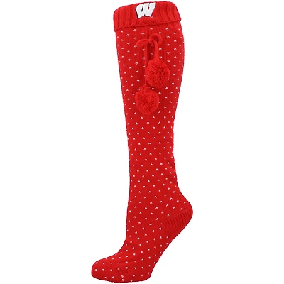 Women's ZooZatz Red Wisconsin Badgers Knee High Socks
