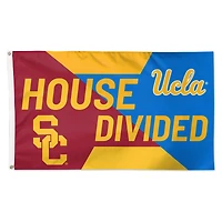 WinCraft UCLA Bruins vs USC Trojans 3' x 5' Single-Sided Deluxe House Divided Flag