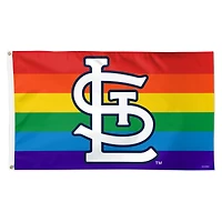 WinCraft St. Louis Cardinals 3' x 5' Single-Sided Deluxe Team Pride Flag